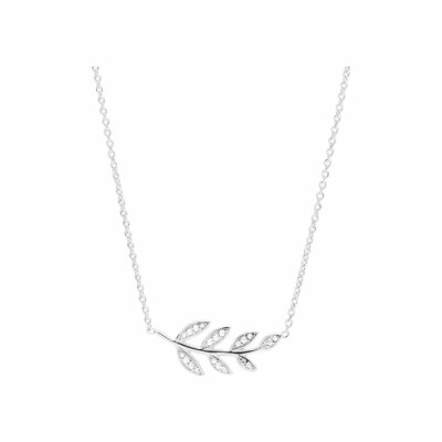 Collier FOSSIL Sterling Silver en argent et oxydes de zirconium