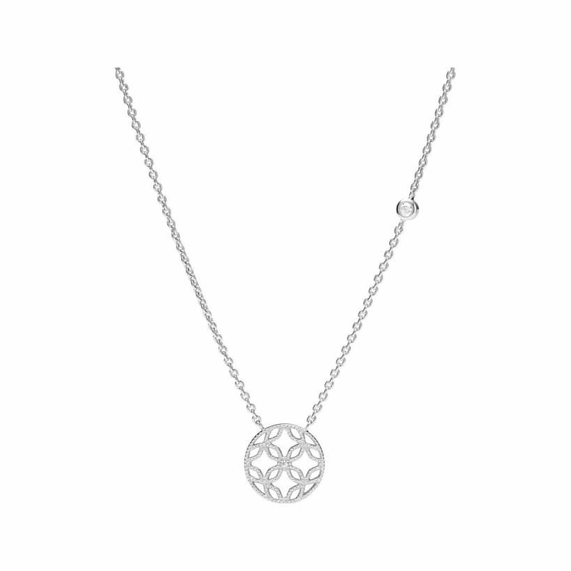 Collier FOSSIL Sterling Silver en argent et oxydes de zirconium