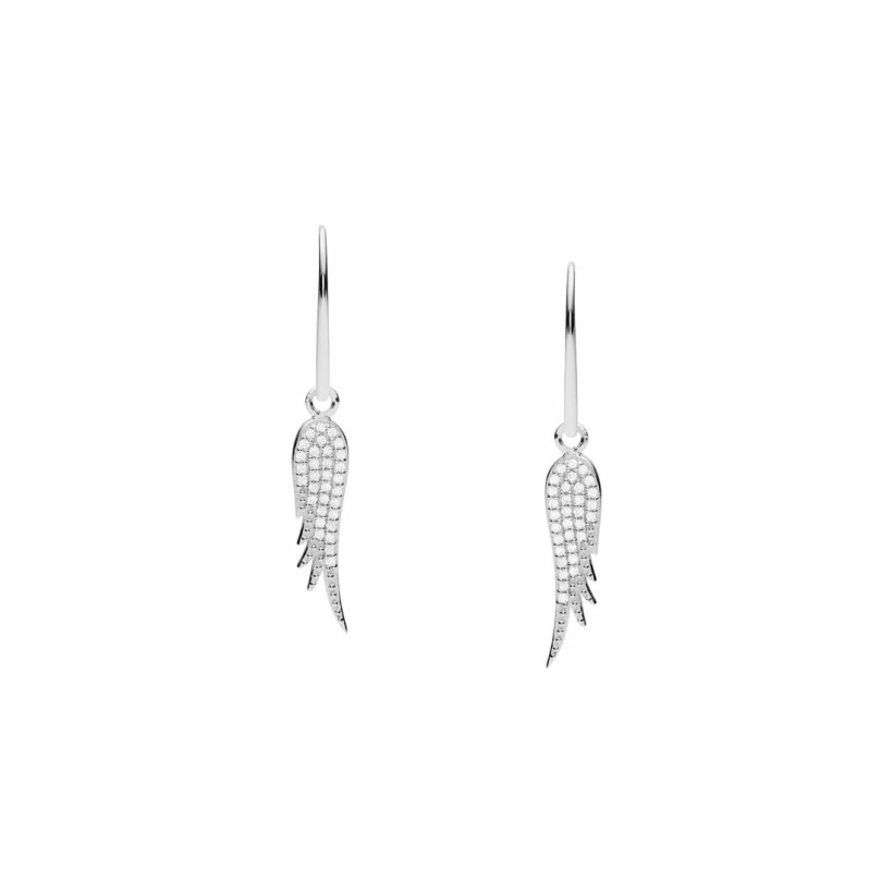 Boucles d'oreilles FOSSIL Sterling Silver en argent et oxydes de zirconium