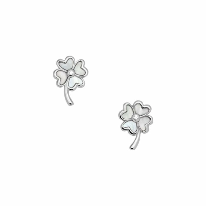 Boucles d'oreilles FOSSIL  Lucky You en argent