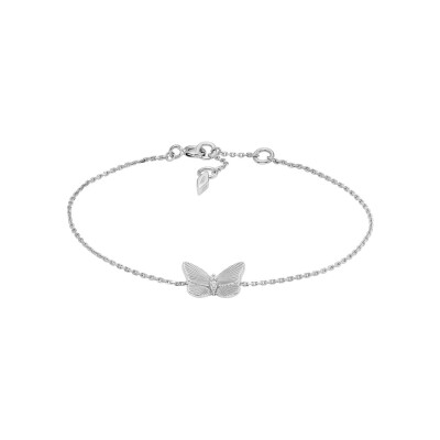 Bracelet FOSSIL Butterflies en argent et oxyde de zirconium