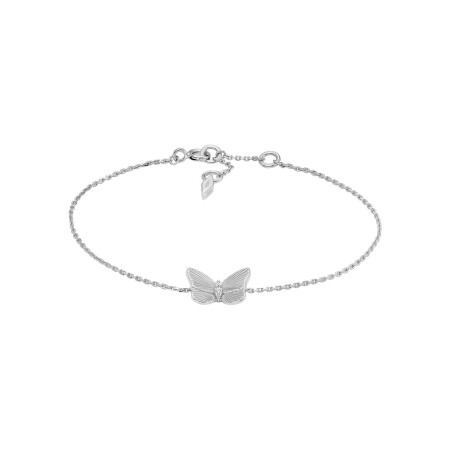 Bracelet FOSSIL Butterflies en argent et oxyde de zirconium