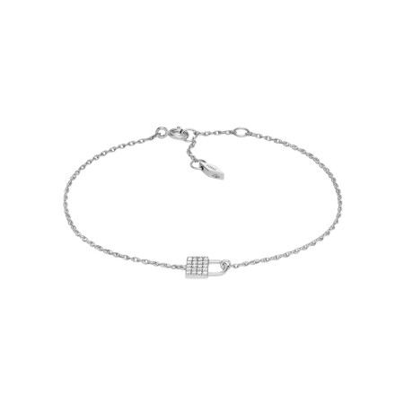 Bracelet Fossil Lock en argent