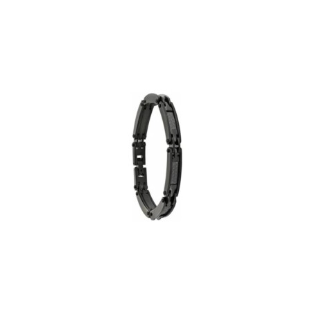 Bracelet Jourdan Bijoux Héritage Métal Acier Tulum en acier PVD noir