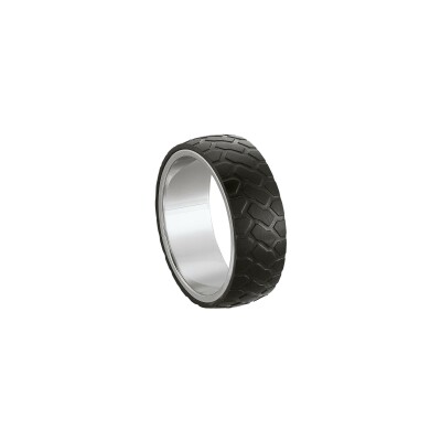 Bague Jourdan Bijoux en acier PVD
