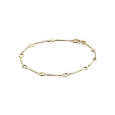 Bracelet Jackie Gold Bahia Oval en or jaune