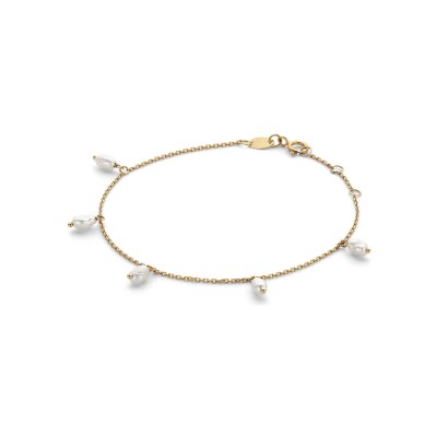 Bracelet Jackie Gold perles d'Amalfi en or jaune et perles de culture