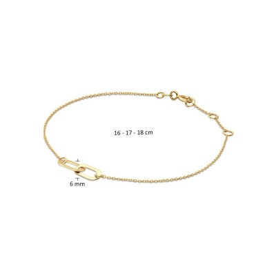 Bracelet Jackie Gold Cannaregio en or jaune