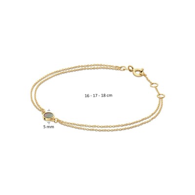 Bracelet Jackie Gold Jardin Secret en or jaune