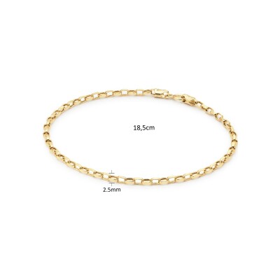 Bracelet Jackie Gold Cannes en or jaune