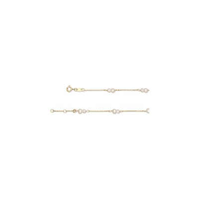 Bracelet Jackie Gold Perles Monte Carlo en or jaune et perles d'eau douce