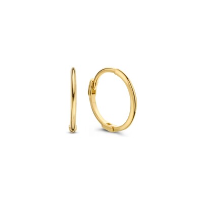 Boucles d'oreilles créoles Jackie Gold simple en or jaune