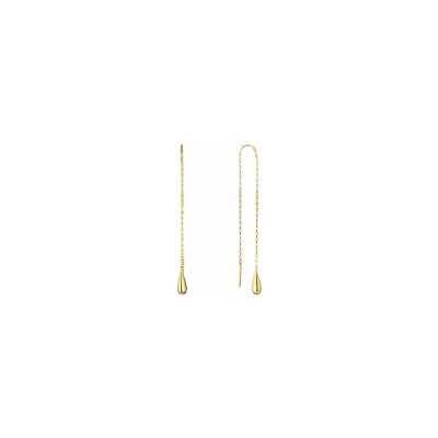 Boucles d'oreilles Jackie Gold fil Marco Polo en or jaune