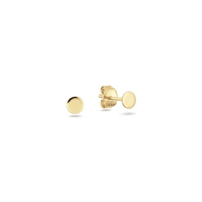 Boucles d'oreilles clous Jackie Gold Dique en or jaune