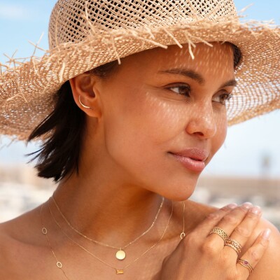 Boucles d'oreilles Jackie Gold Beaulieu en or jaune