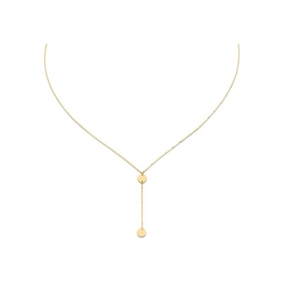 Collier Jackie Gold long Y en or jaune