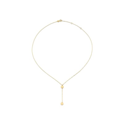 Collier Jackie Gold long Y en or jaune