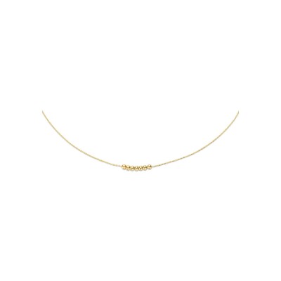 Collier Jackie Gold Mini billes en or jaune