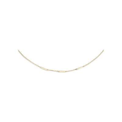 Collier Jackie Gold Triple barres en or jaune