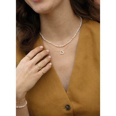 Collier Jackie Gold potion de perles en or jaune et perles de culture