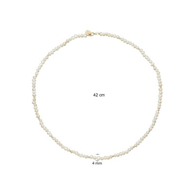 Collier Jackie Gold potion de perles en or jaune et perles de culture