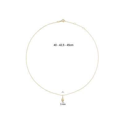 Collier Jackie Gold San Polo en or jaune