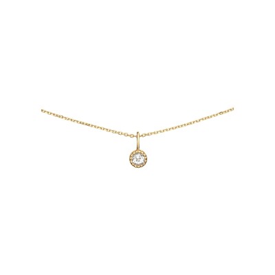 Collier Jackie Gold Grimaldi en or jaune et topaze blanche