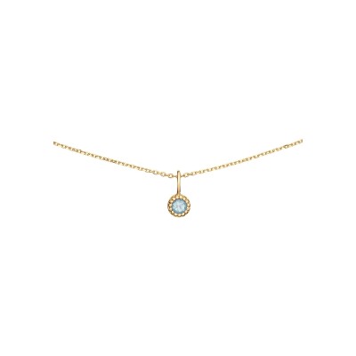 Collier Jackie Gold Grimaldi en or jaune et topaze bleue