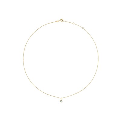 Collier Jackie Gold Grimaldi en or jaune et topaze bleue