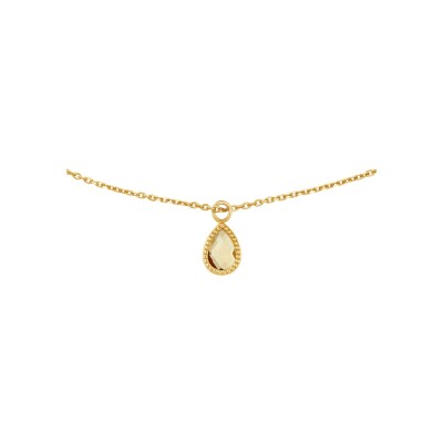 Collier Jackie Gold Amstel en or jaune et citrine