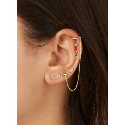 Piercing Jackie Gold Serpent en or jaune