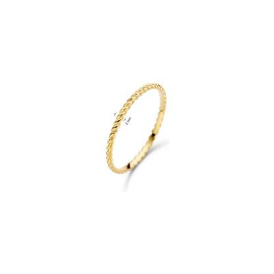 Bague Jackie Gold Torsadée en or jaune