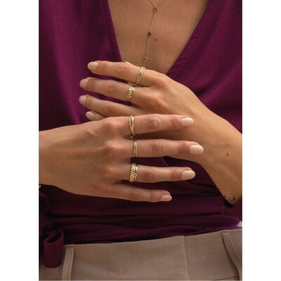 Bague Jackie Gold White Lady en or jaune