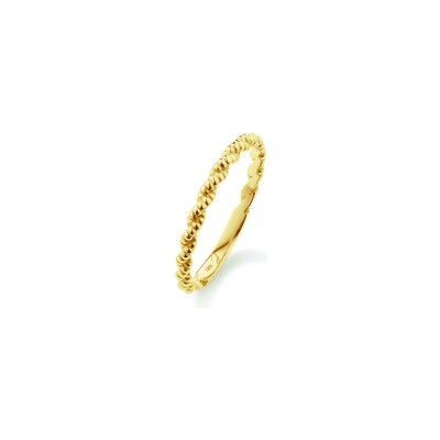 Bague Jackie Gold Corde en or jaune
