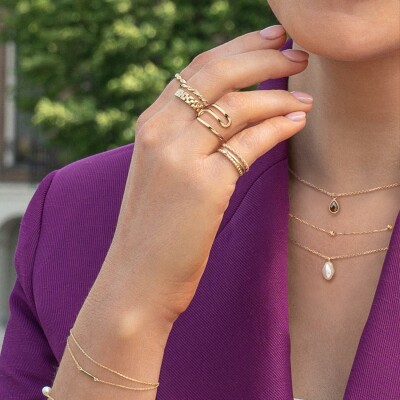 Bague Jackie Gold Corde en or jaune