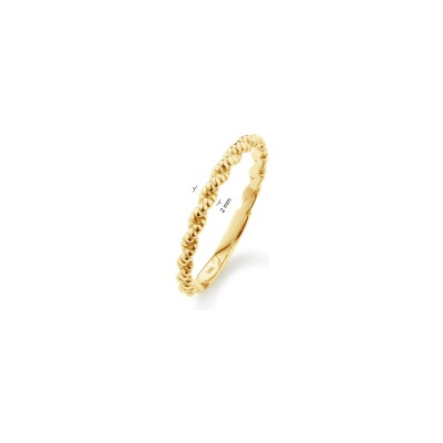 Bague Jackie Gold Corde en or jaune