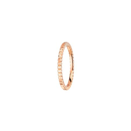 Alliance jonc Nikki Beach en or rose effet motif barrette, 1.6mm