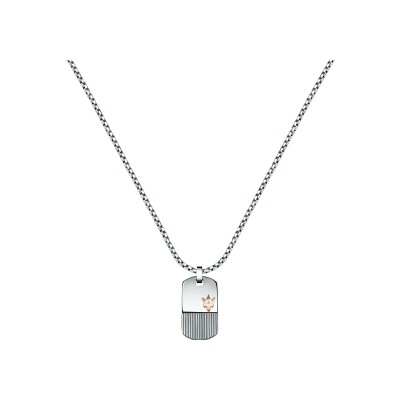 Collier Maserati Iconic en acier PVD