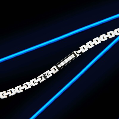 Bracelet Maserati Diamonds en acier et diamant