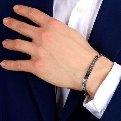 Bracelet Maserati Diamonds en acier et diamant