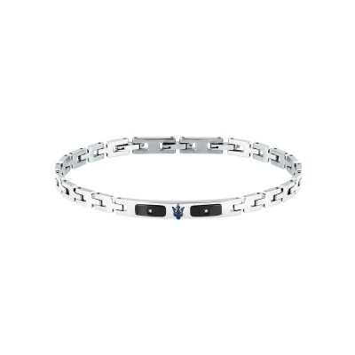 Bracelet Maserati Diamonds en acier et diamant