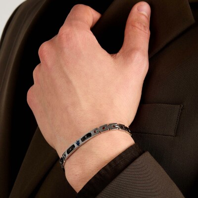 Bracelet Maserati Diamonds en acier et diamant