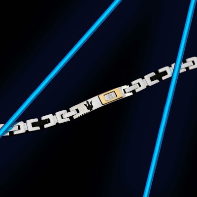 Bracelet Maserati Diamonds en acier et diamant