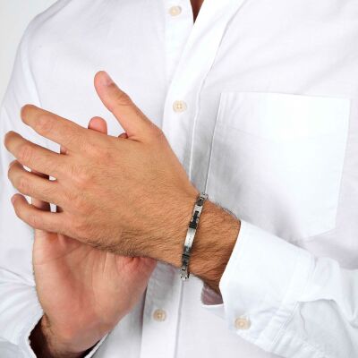 Bracelet Maserati Iconic en acier