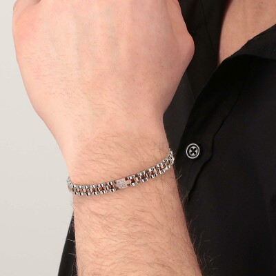 Bracelet Maserati Iconic en acier