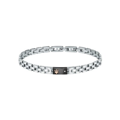 Bracelet Maserati Diamonds en acier pvd et diamant