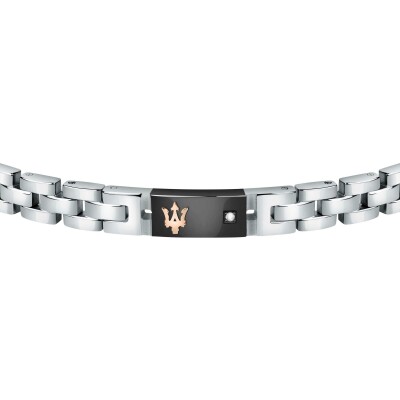 Bracelet Maserati Diamonds en acier pvd et diamant