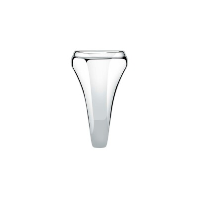Bague Maserati Iconic en acier et email, taille 65