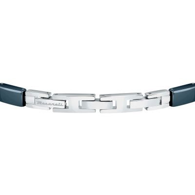 Bracelet Maserati Ceramic en acier, céramique et cristal