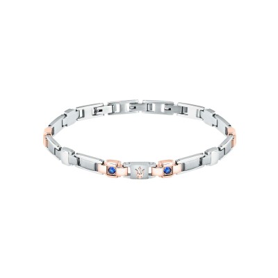 Bracelet Maserati Sapphire  en acier et saphir